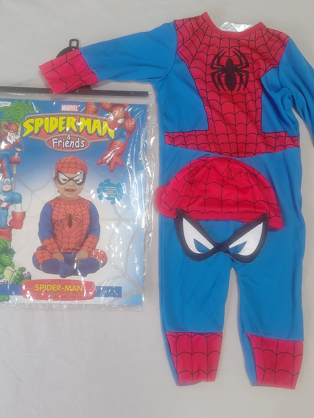 Disguise Spider-Man Red & Blue 12-18m  Superhero Costume NWT
